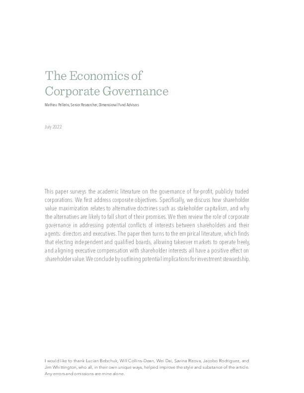 CE Credit On Demand_ The Economics of Corporate Governance