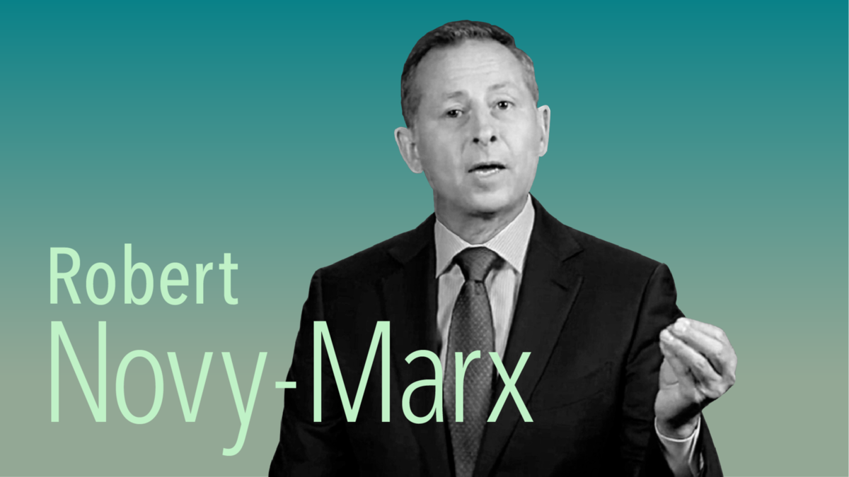 Celebrating Groundbreaking Research with Giants of Finance: Robert Novy-Marx