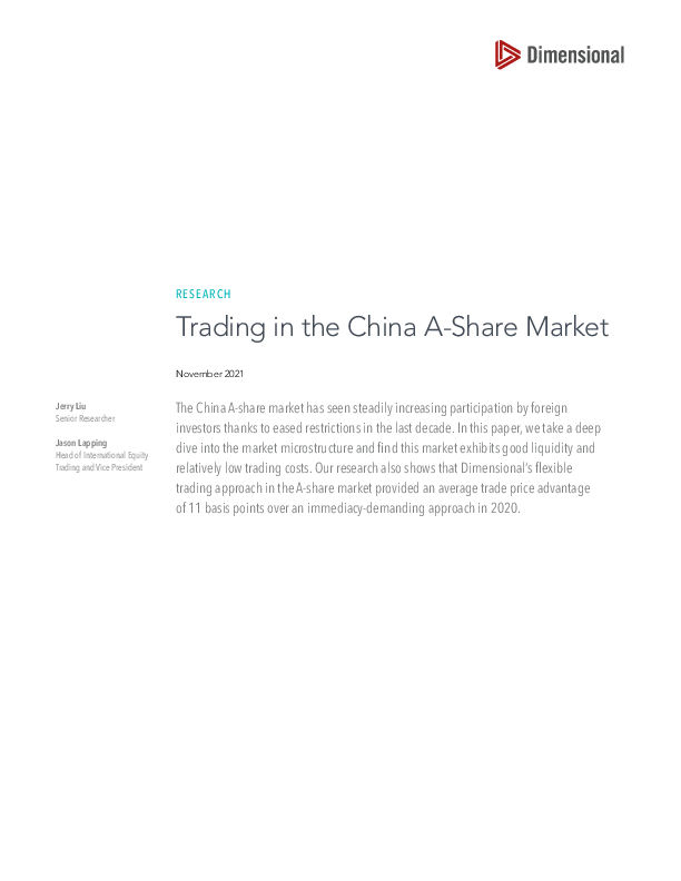 Trading in the China A-Share Market