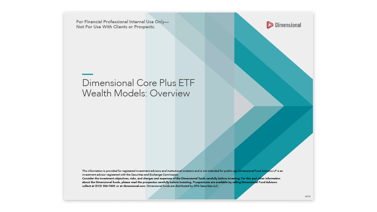 Wealth Model Weights