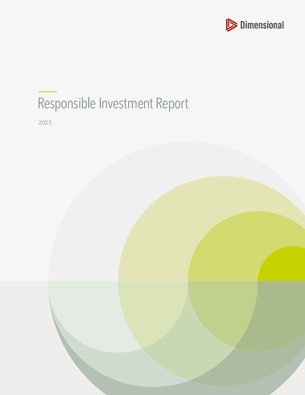 Responsible Investment Report