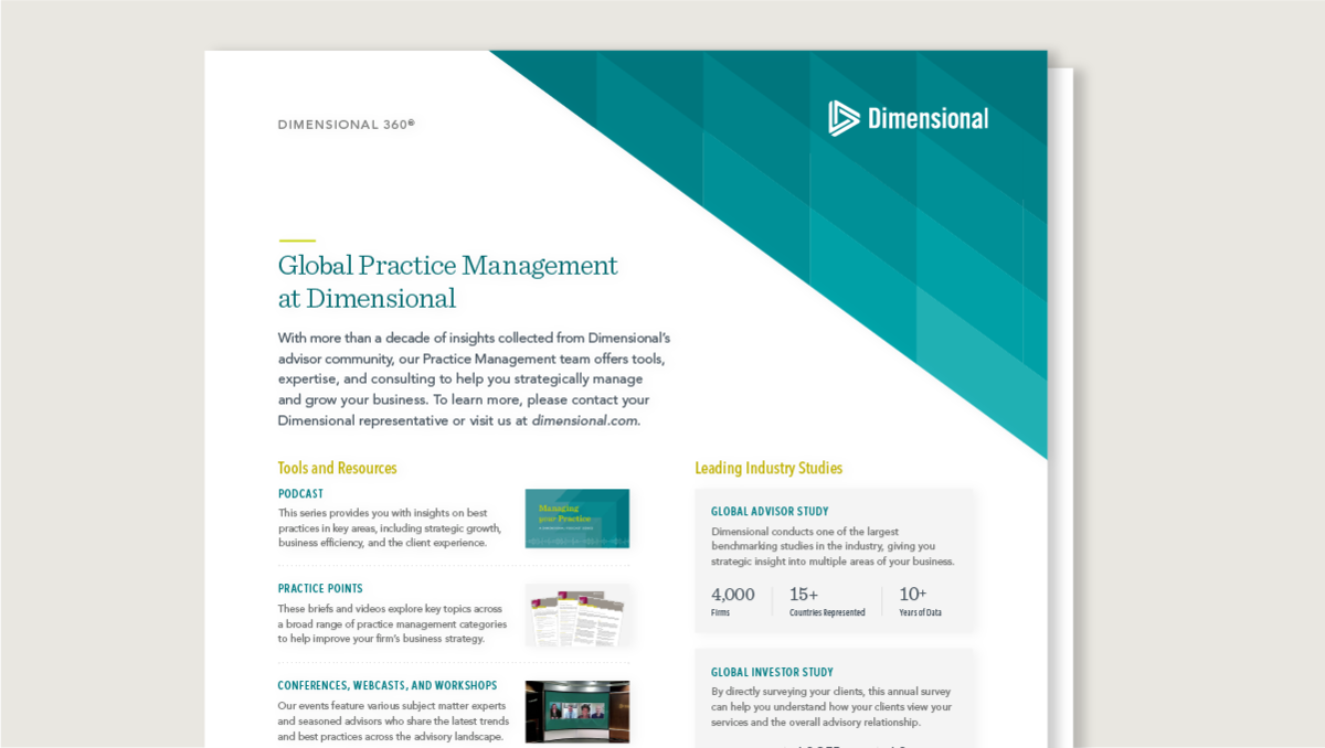 Practice Management Menu of Services