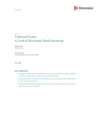 Yield and Taxes: A Look at Municipal Bond Investing 2026