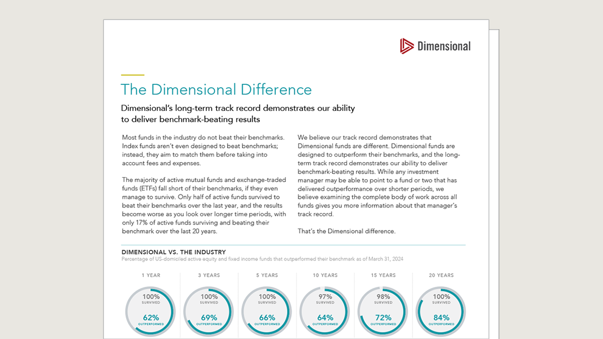 The Dimensional Difference