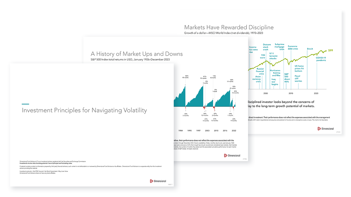 Investment Principles for Navigating Volatility