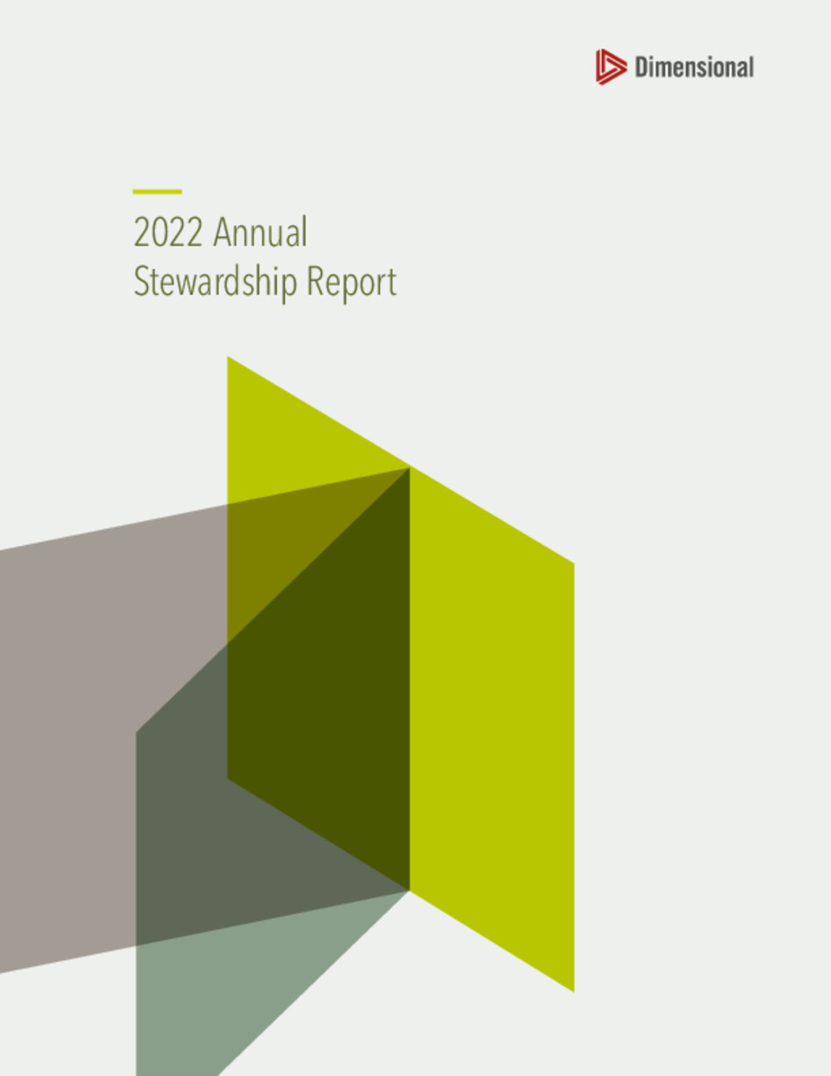 2021 Annual Stewardship Report